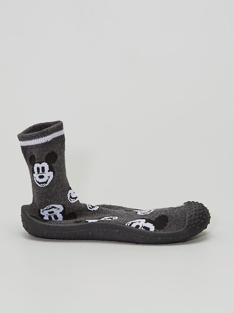 Pantufas tipo meias 'Mickey' Cinza - Kiabi