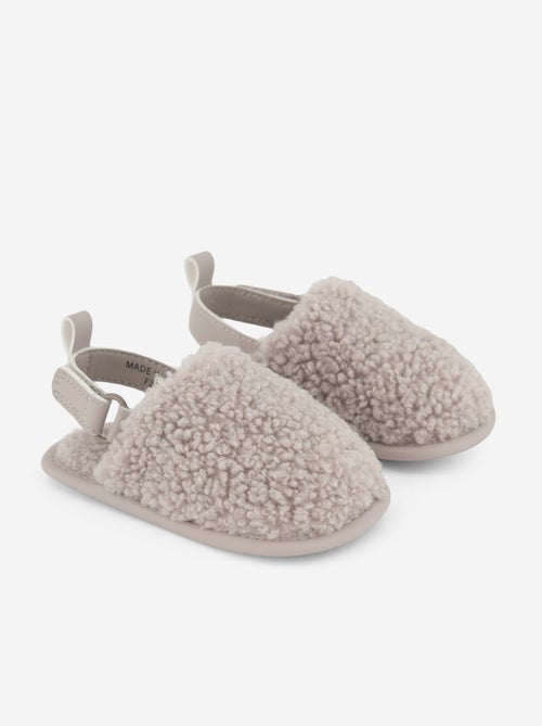 Pantufas tipo mule com tiras de suporte - Kiabi
