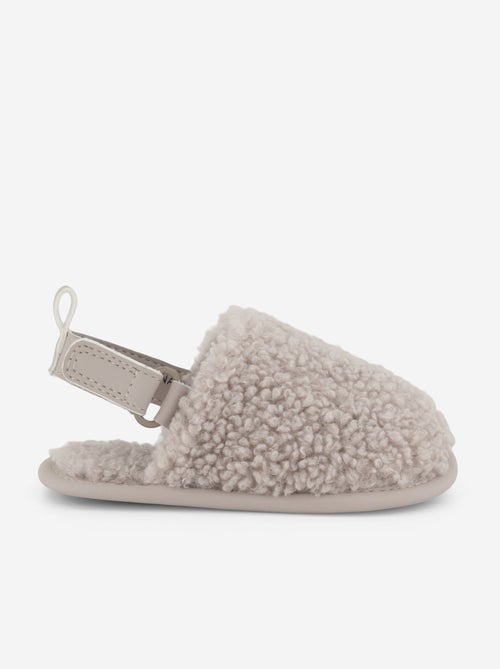 Pantufas tipo mule com tiras de suporte - Kiabi