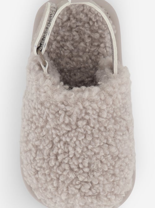 Pantufas tipo mule com tiras de suporte - Kiabi