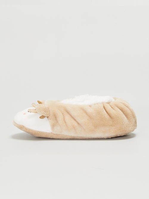 Pantufas tipo sabrinas forradas 'animal' - Kiabi