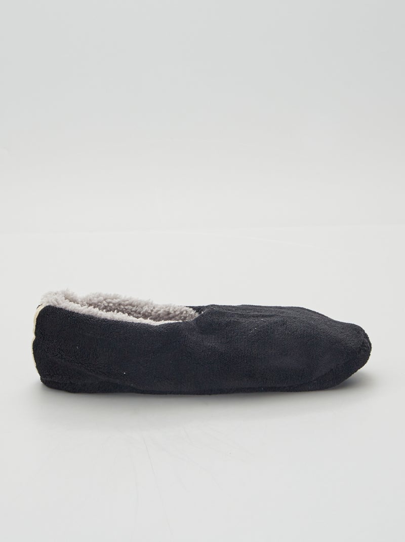 Pantufas tipo sabrinas forradas Preto - Kiabi