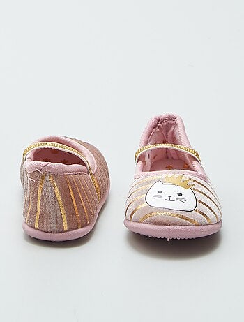 Pantufas tipo sabrinas 'gato'