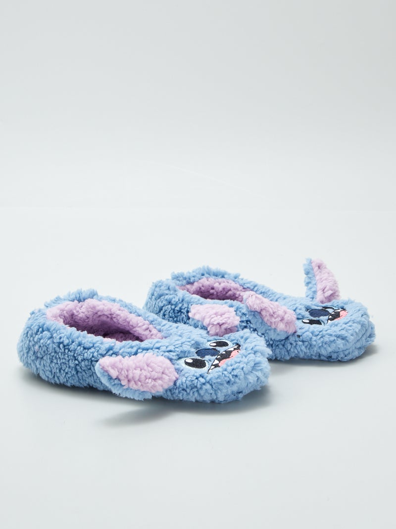 Pantufas tipo sabrinas 'Stitch' Azul - Kiabi