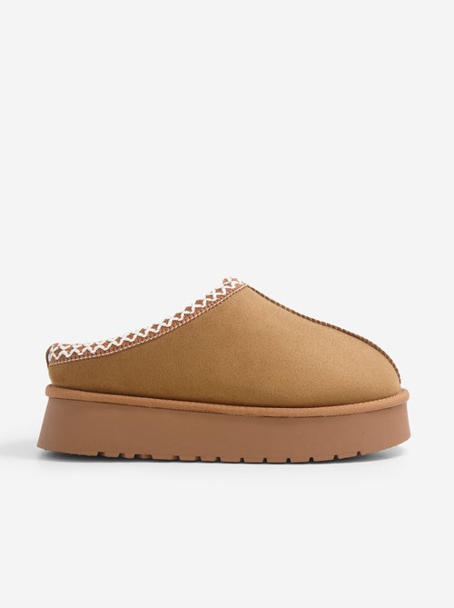 Pantufas tipo soca forradas - Kiabi