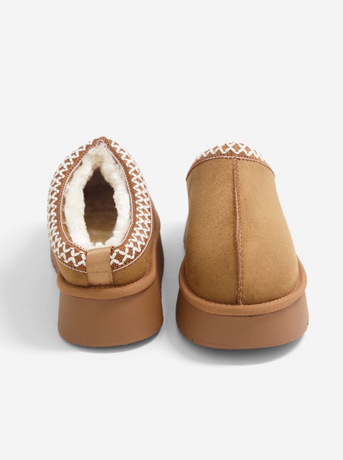 Pantufas tipo soca forradas - Kiabi