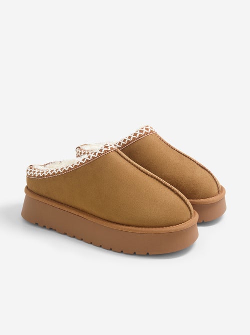 Pantufas tipo socas forradas - Kiabi Pantufas tipo socas forradas - Kiabi