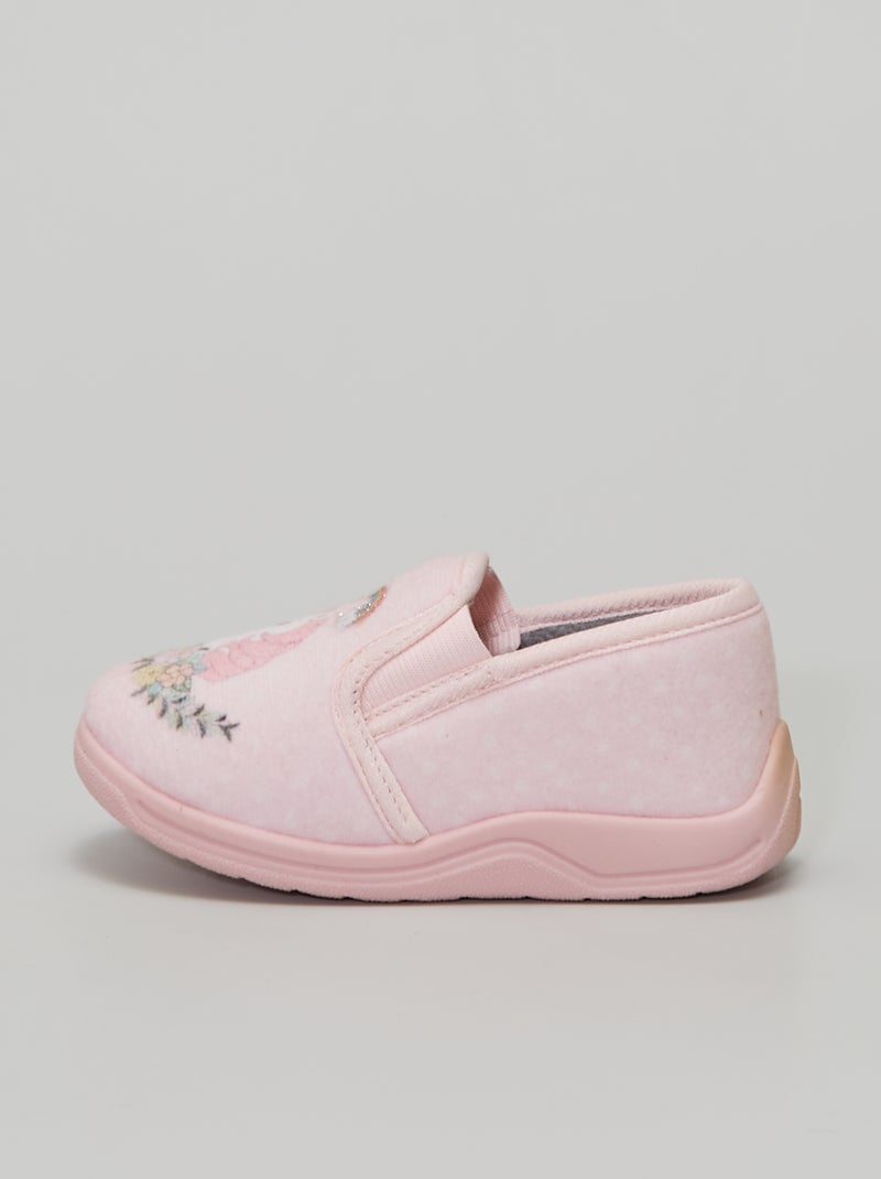 Pantufas 'unicórnio' Rosa - Kiabi