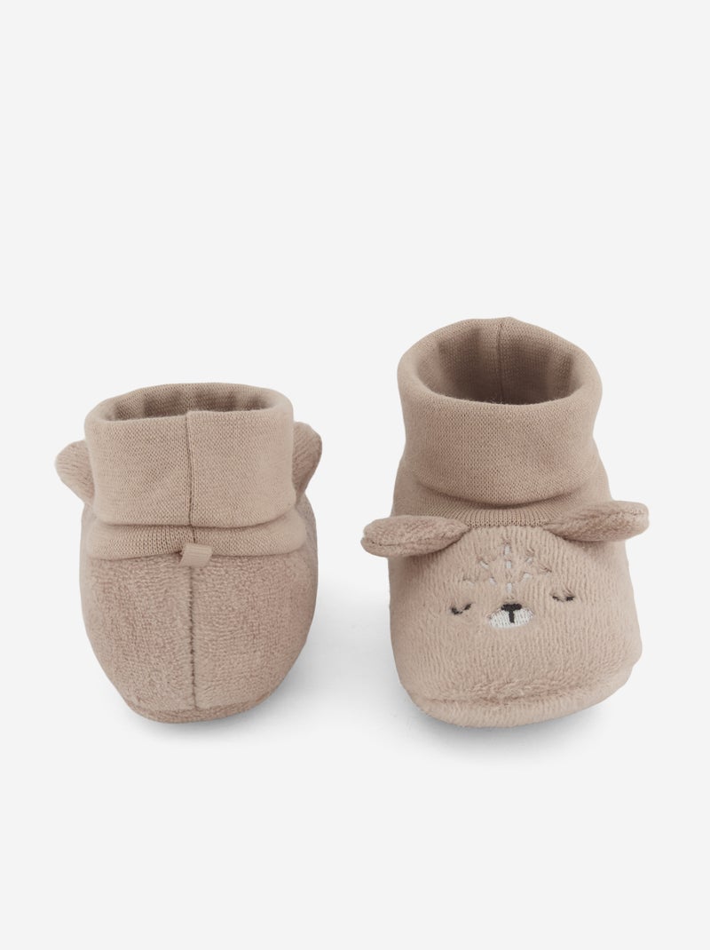 Pantufas 'urso' BEGE - Kiabi
