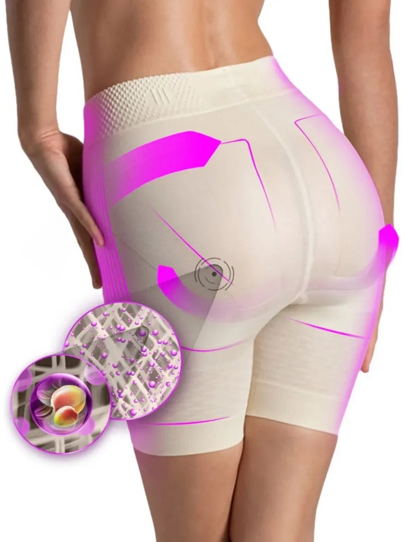Panty push up modelador emagrecedor Bege - Kiabi