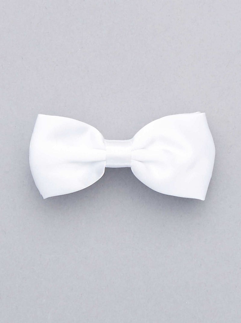 Papillon em cetim Branco - Kiabi