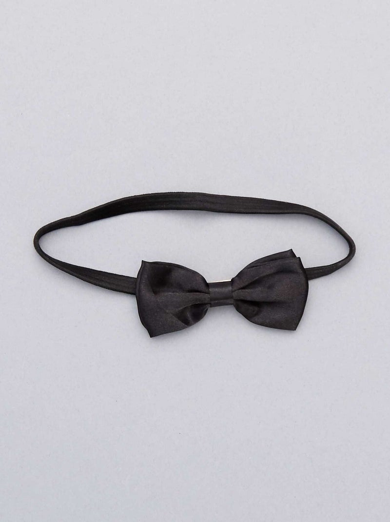 Papillon em cetim Preto - Kiabi