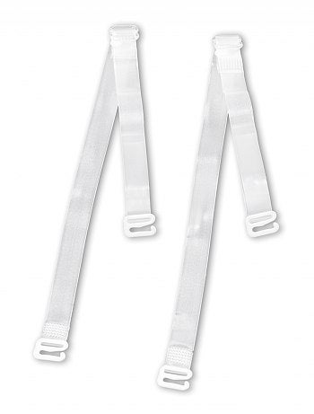 Par de alças transparentes - Kiabi