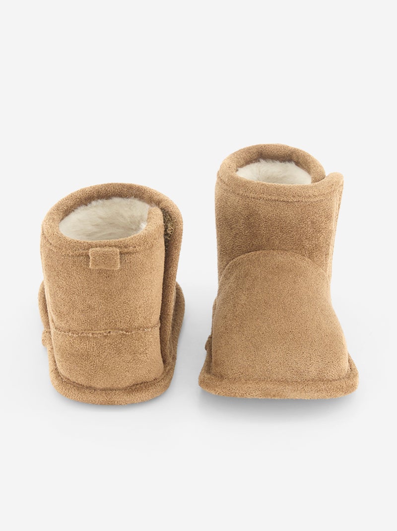 Par de botas forradas Castanho - Kiabi