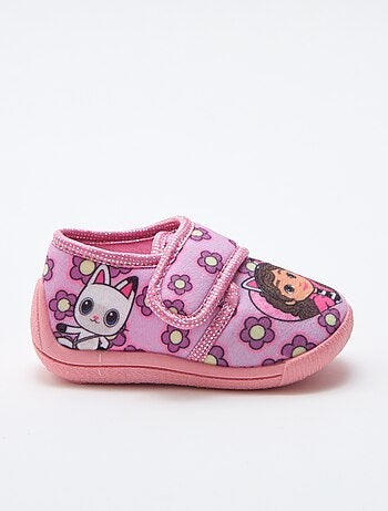 Par de chinelos com velcro 'Gabby's Dollhouse'