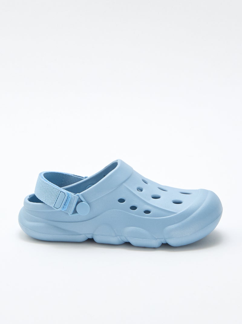 Par de chinelos de praia fechados Azul - Kiabi
