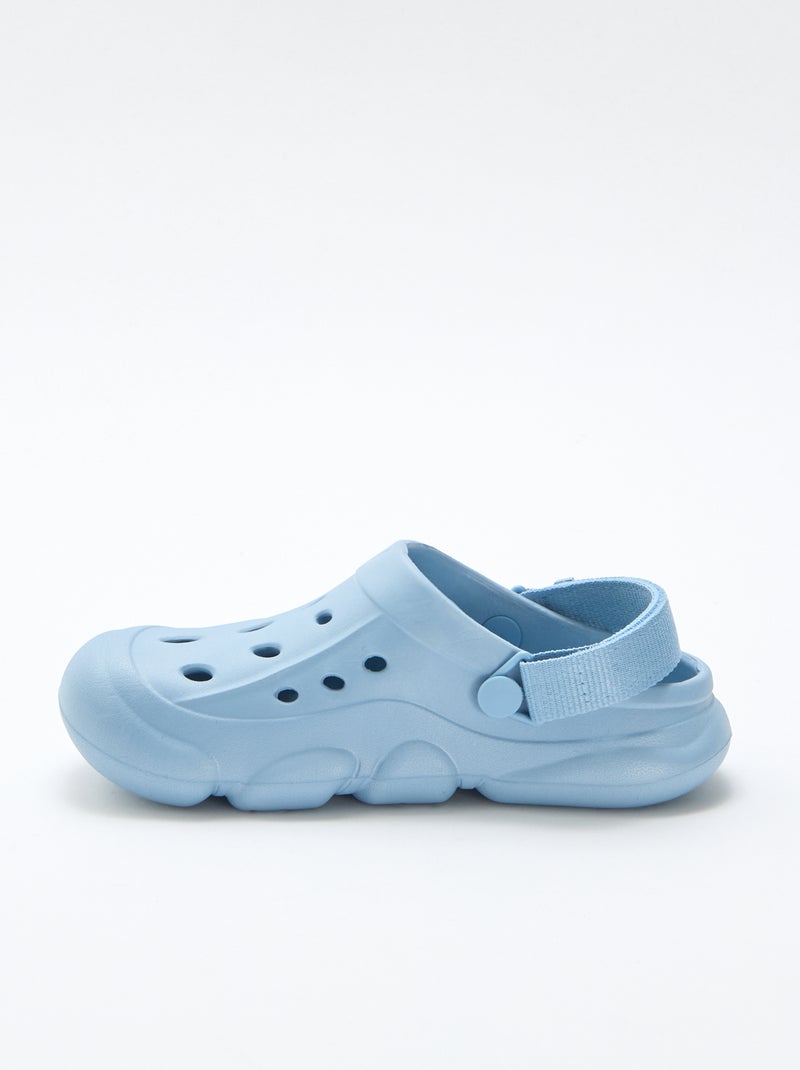 Par de chinelos de praia fechados Azul - Kiabi