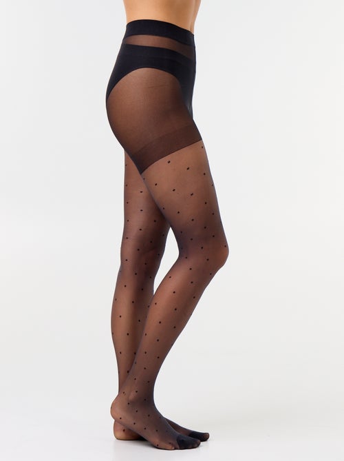 Par de collants às bolinhas - Kiabi Par de collants às bolinhas - Kiabi