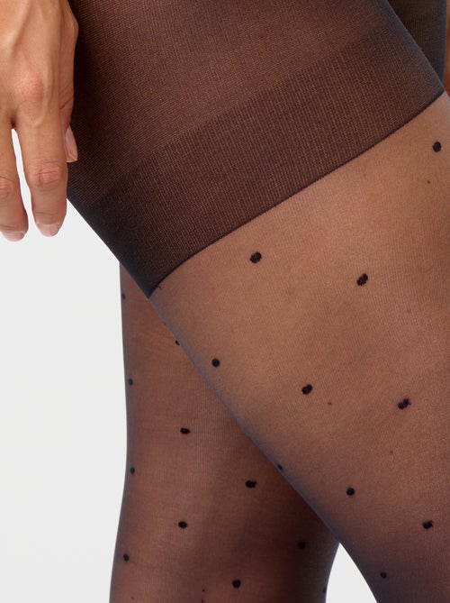 Par de collants às bolinhas - Kiabi Par de collants às bolinhas - Kiabi