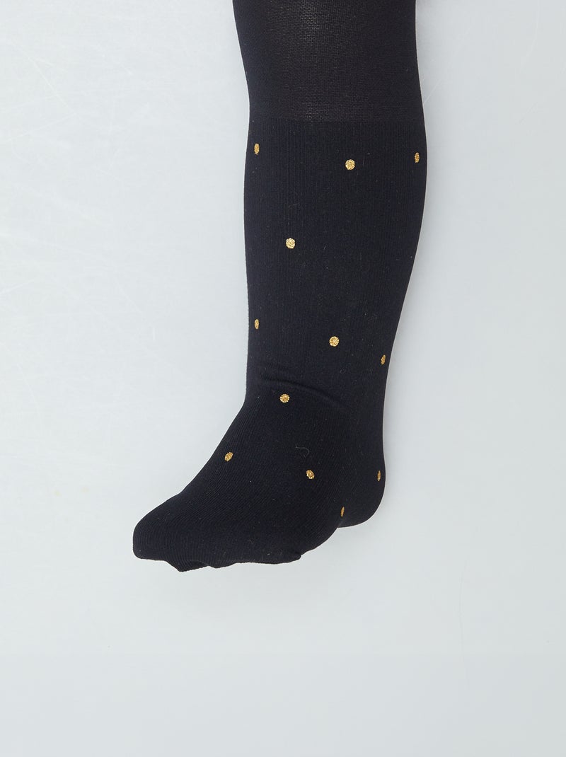 Par de collants finos PRETO - Kiabi
