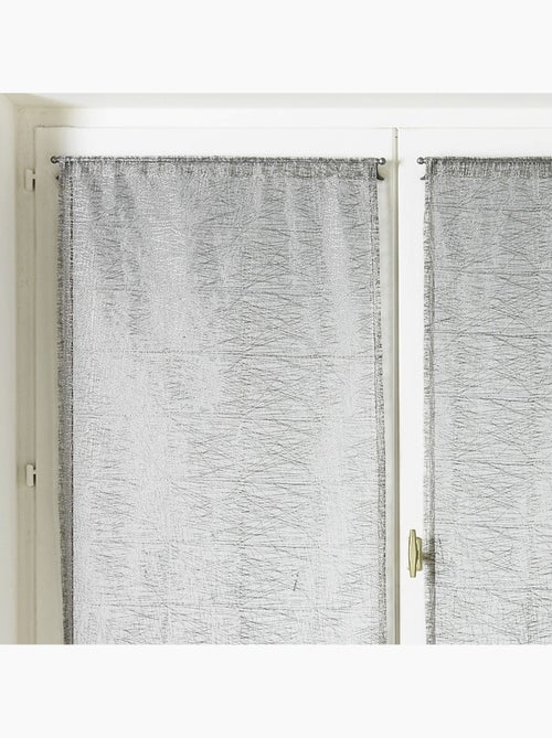 Par de cortinas de organza lisas - Kiabi
