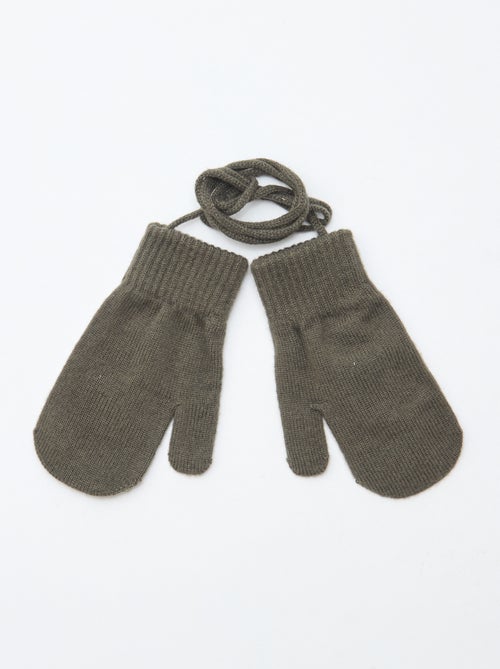 Par de luvas de malha - Kiabi