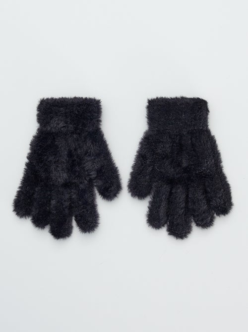 Par de luvas em malha peluche - Kiabi