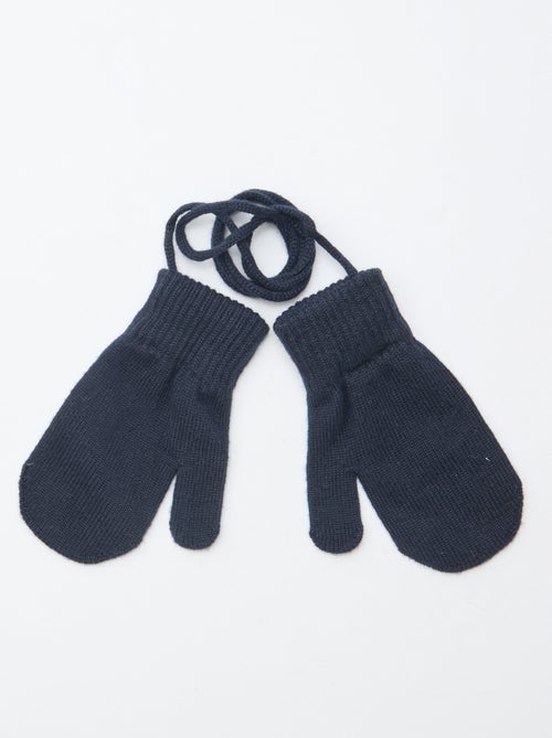 Par de luvas sem dedos em malha - Kiabi