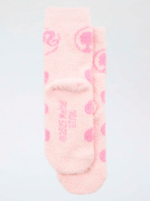 Par de meias 'Barbie' em algodão - Kiabi