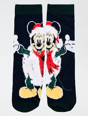 Par de meias de Natal 'Disney' 'Mickey' em algodão