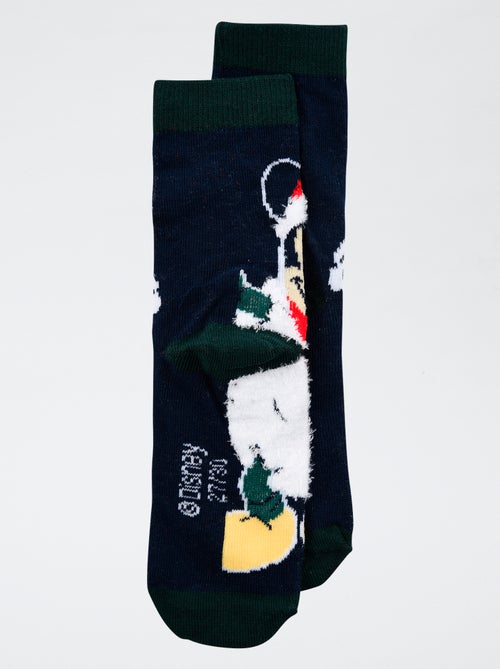 Par de meias de Natal 'Disney' 'Mickey' em algodão - Kiabi