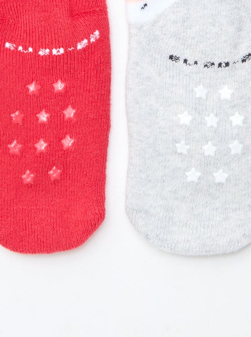 Par de meias fantasia antiderrapantes - Kiabi