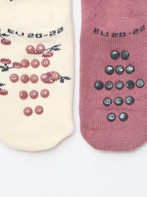 Par de meias fantasia antiderrapantes - Kiabi