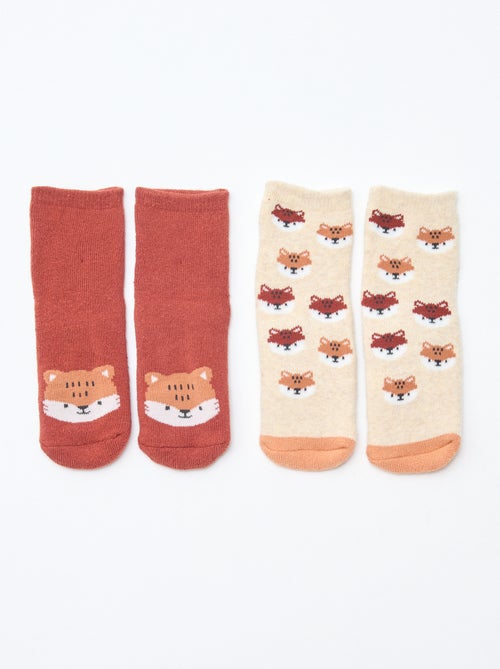 Par de meias fantasia antiderrapantes - Kiabi