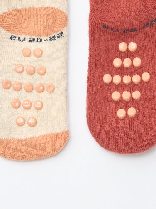 Par de meias fantasia antiderrapantes - Kiabi
