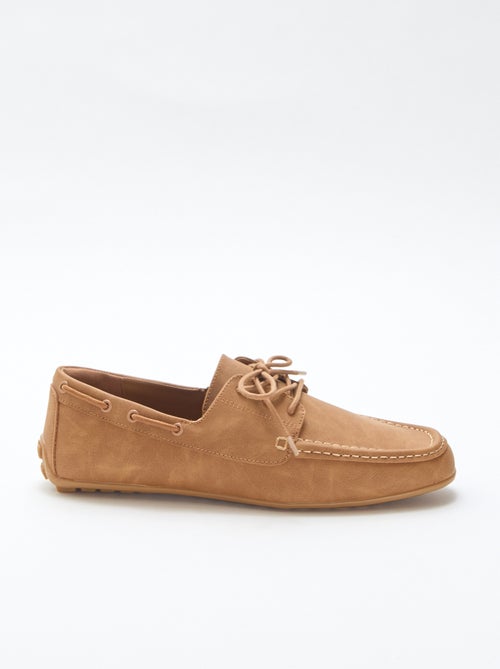 Par de mocassins náuticos lisos - Kiabi