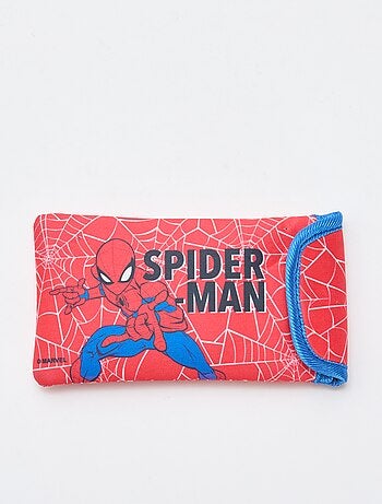 Par de óculos de sol 'Marvel' 'Spiderman' animado + bolsa
