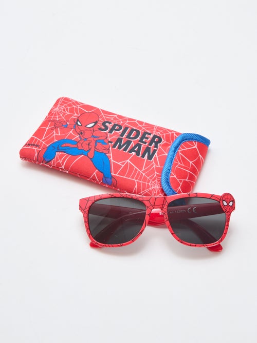 Par de óculos de sol 'Marvel' 'Spiderman' animado + bolsa - Kiabi
