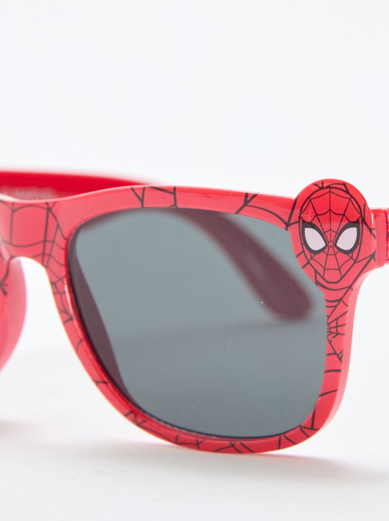 Par de óculos de sol 'Marvel' 'Spiderman' animado + bolsa Vermelho - Kiabi