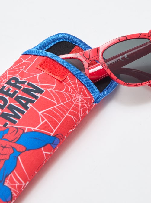 Par de óculos de sol 'Marvel' 'Spiderman' animado + bolsa - Kiabi