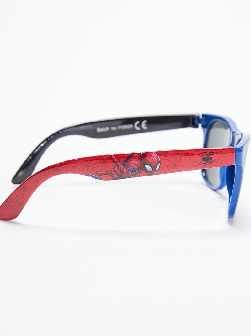Par de óculos de sol 'Marvel' 'Spiderman' clássicos lisos Azul - Kiabi