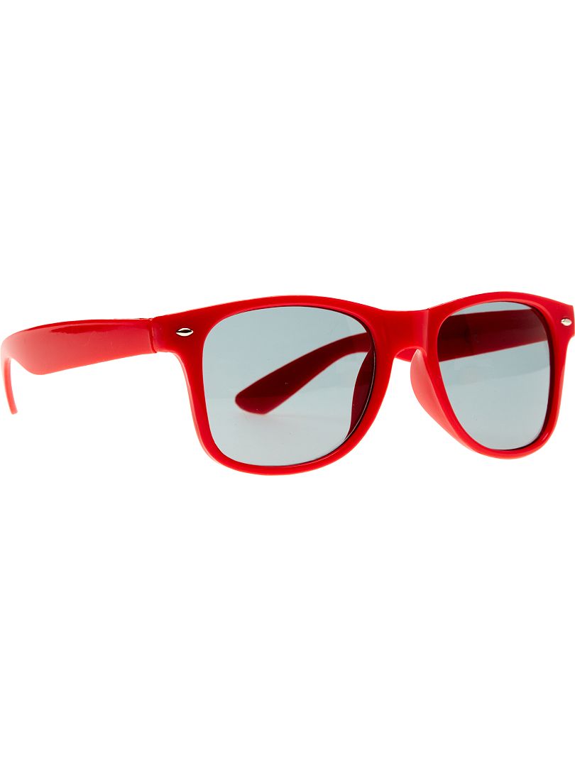 Par de óculos quadrados Vermelho - Kiabi