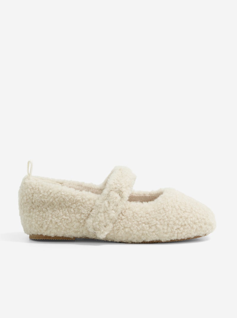 Par de pantufas bailarina Bege - Kiabi
