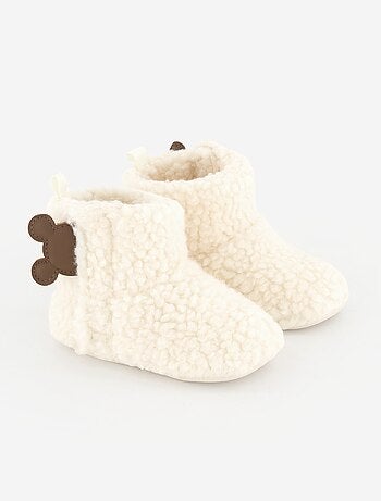 Par de pantufas 'Disney' em tecido felpudo