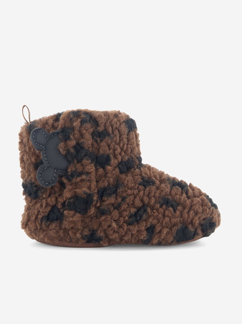 Par de pantufas 'Disney' em tecido felpudo Castanho - Kiabi