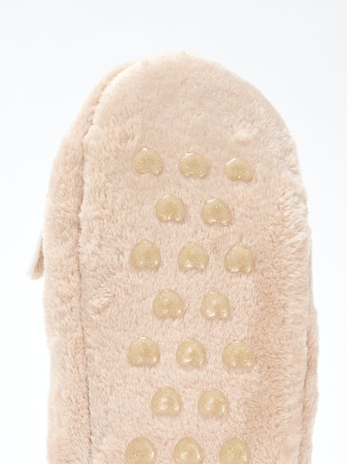 Par de pantufas forradas com fantasia - Kiabi