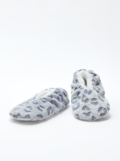 Par de pantufas forradas fantasia - Kiabi