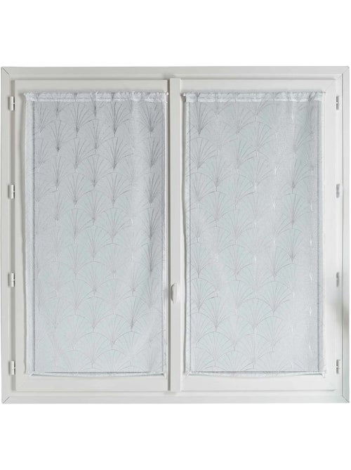 Par de pequenos cortinados bordados art déco - Kiabi Par de pequenos cortinados bordados art déco - Kiabi
