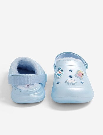 Par de sandálias crocs forradas "Disney" "Frozen