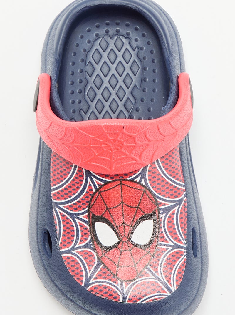Par de sandálias de praia "Marvel" "Spiderman" Azul - Kiabi